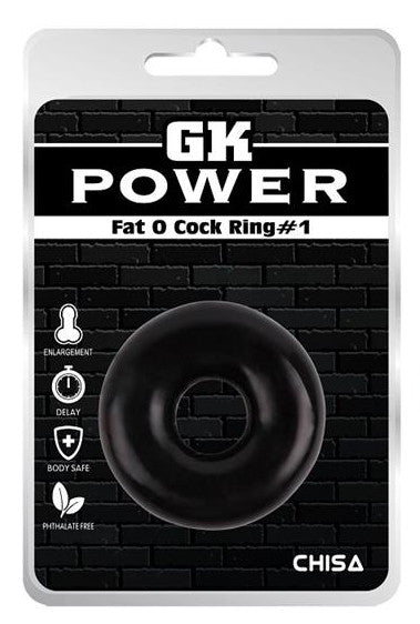 Fat O Ring N°1 – Anello per pene nero premium