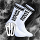 Sokken Sneak – Stylish White-black Socks
