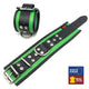 Premium Leather Handcuffs - Green/black Combination