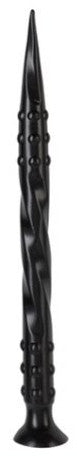 Dildo Black – Premium Device With Pointed Screw 40 X 3 Cm