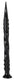 Dildo Black – Premium Device With Pointed Screw 40 X 3 Cm