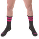 Black-fluorescent Pink Training Socks