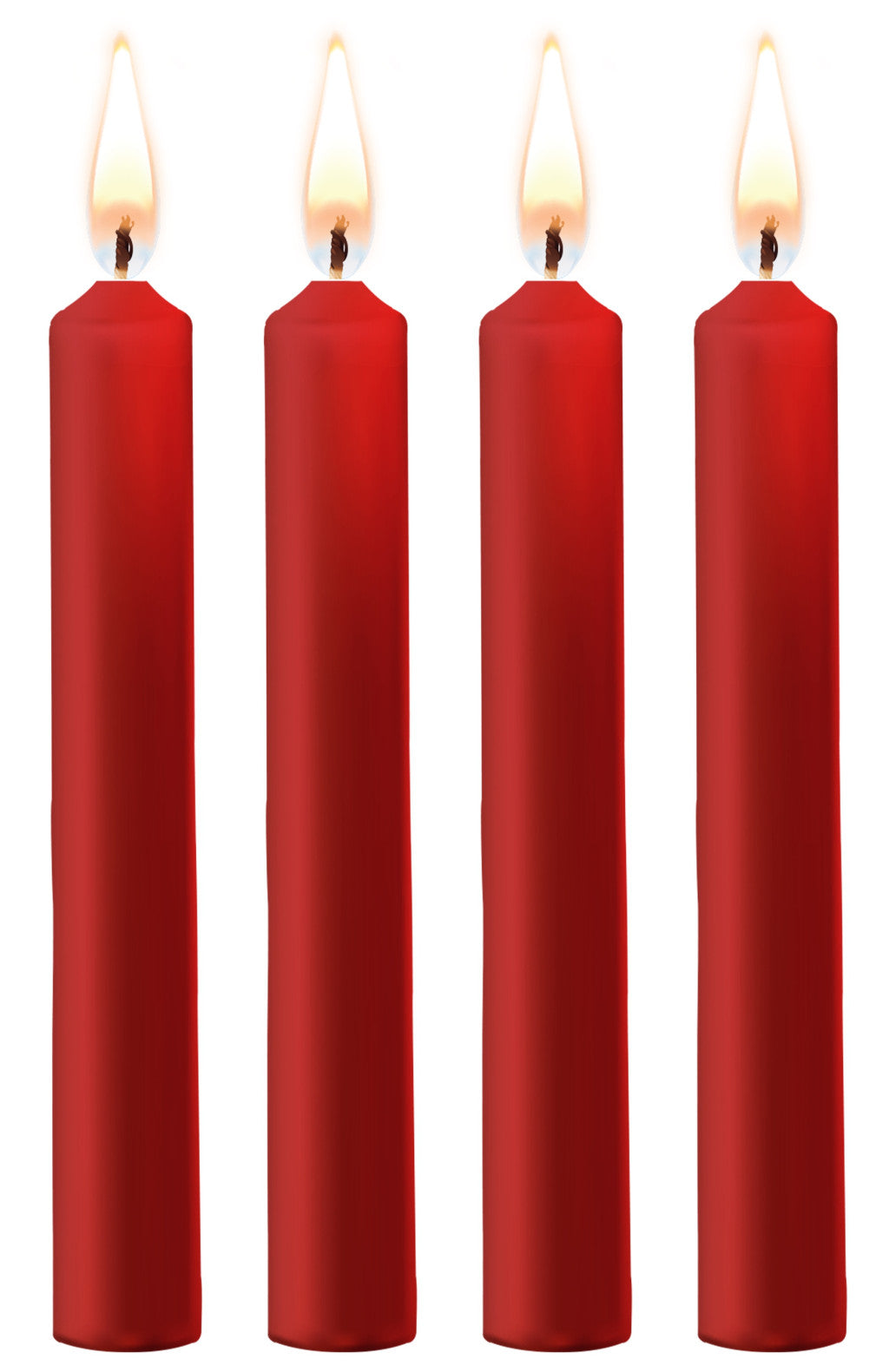 Set Of 4 Red Mini Candles – For Sensual Play