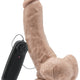 Premium 8-inch Vibrator With Balls – Light Skin Tone