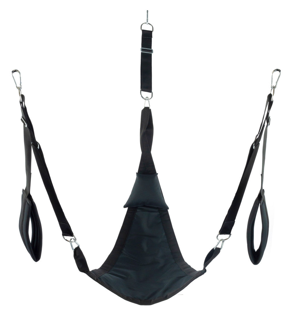 Triangle Fabric Sling – Black Premium Swing Set