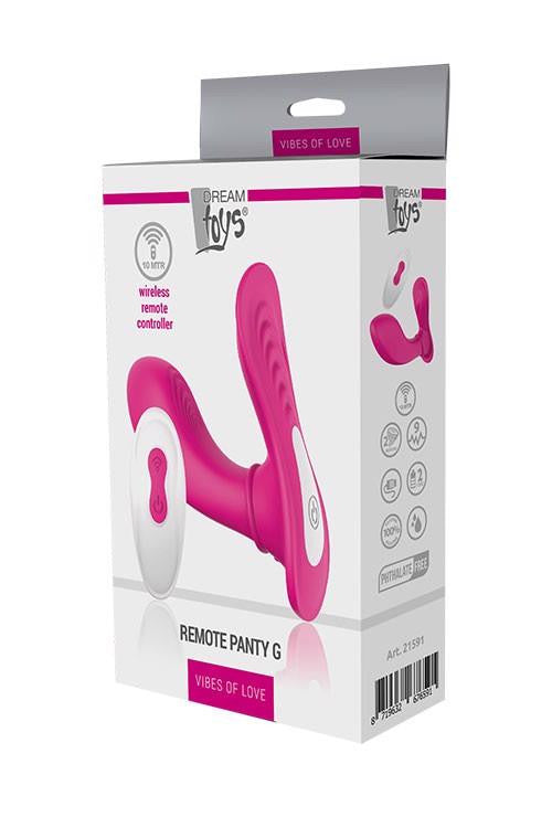 Vibes Of Love Vibrator Remote Control Dual Stimulation 9 Modes Magenta