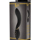 Dream Toys Vibrator Springy Large Head 7 Modes 3 Speeds Usb Charger Black-gold 20 Cm