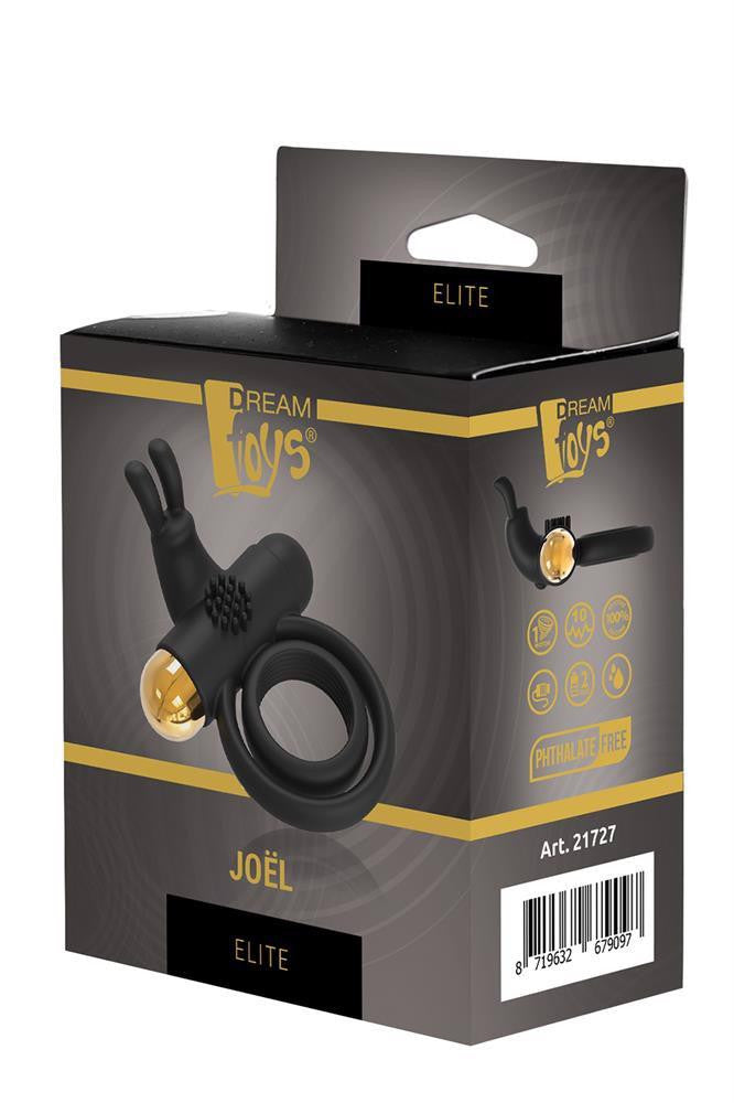 Dream Toys Penis Ring Vibrating 7 Modes 9 Cm Black-gold