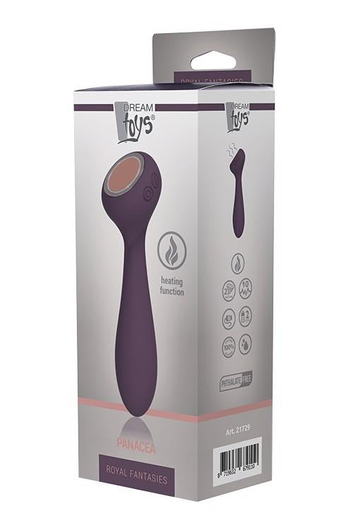 Royal Fantasies Vibrator Waterproof Heating Usb Rechargeable 17.4 Cm Purple-rose Gold