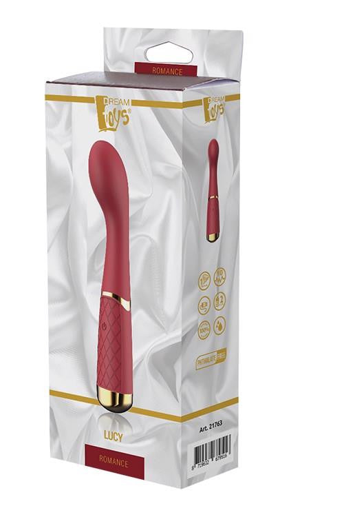 Romance Vibrator G-spot Stimulator 3 Speeds 7 Vibration Modes Usb Charging Waterproof Ruby red