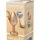 Gleaming Love Anal Plug Coolable Heatable 8.3 Cm Gold Color