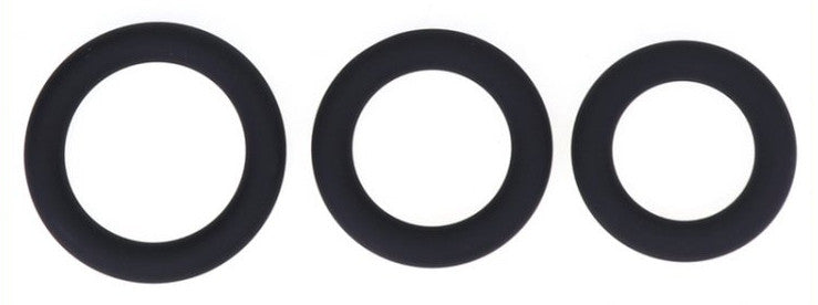 Triple Silicone Penis Ring Set – For Premium Pleasure