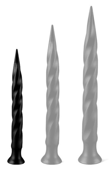 Long Tail Dildo S – Black Premium Dildo 34 X 3.5 Cm