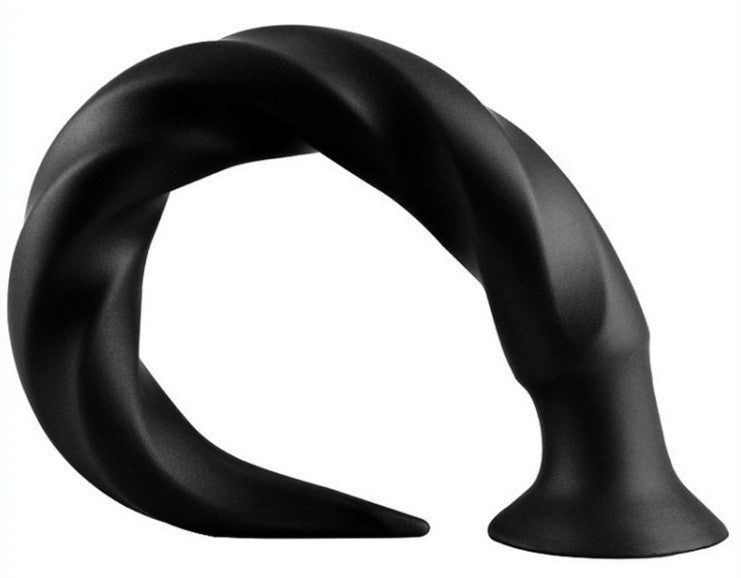 Premium Long Tail – 50 Cm Long Black Dildo