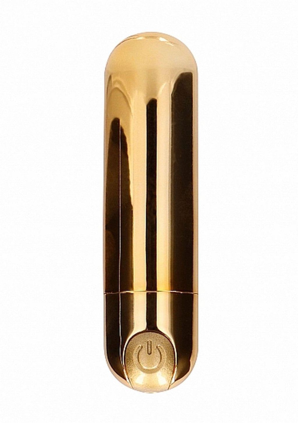 Vibrator Vibrating 10 Modes Usb Charging Waterproof Gold 7.7 Cm