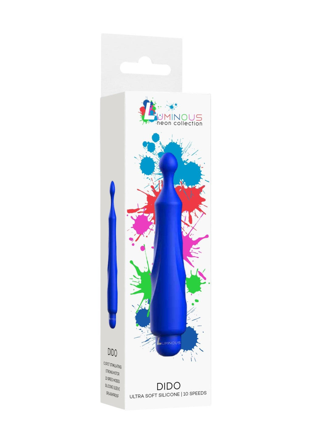 Dido Vibrator 10 Speeds Spill-proof 12.9 Cm Royal Blue