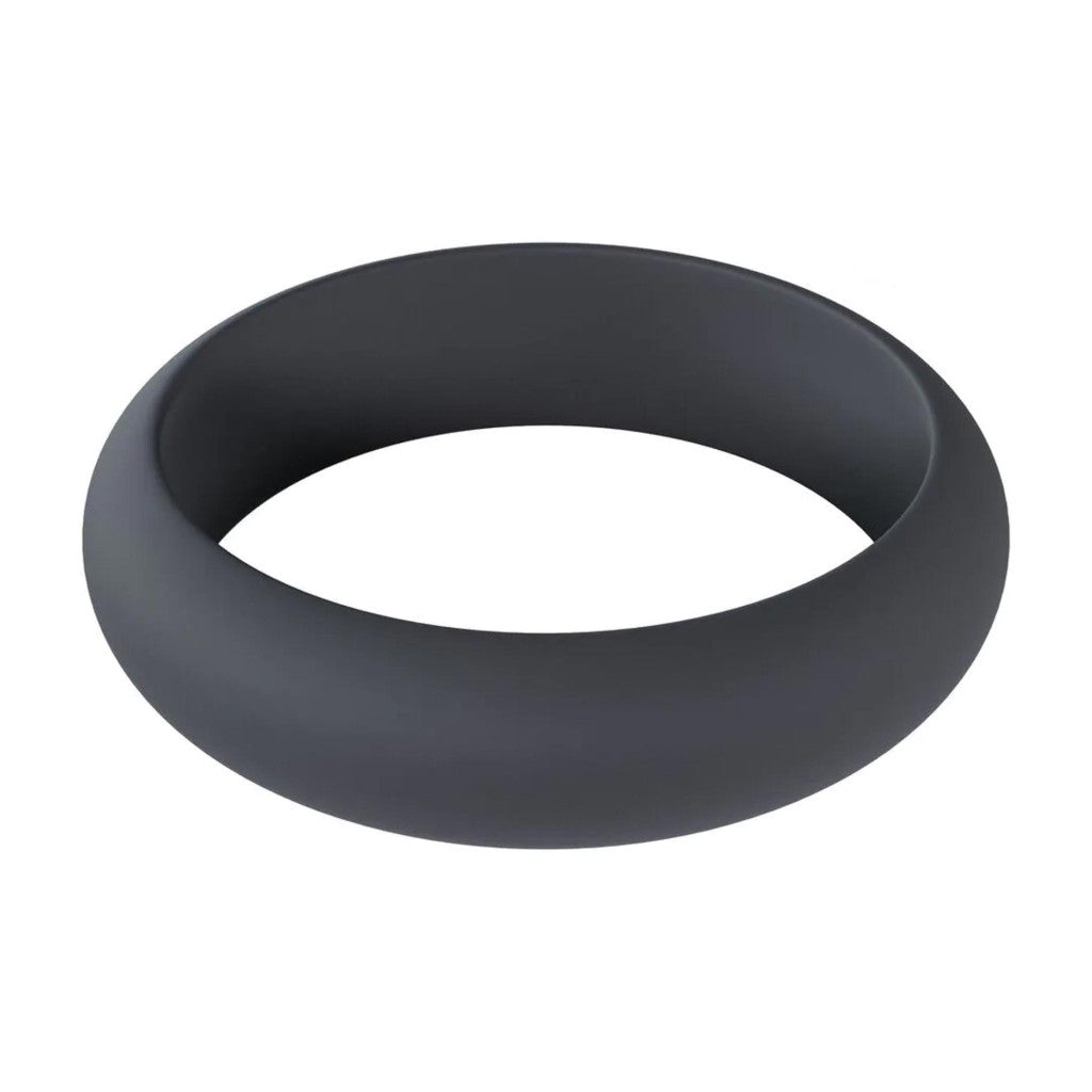 Leafz Penis Ring Silicone Comfort Fit 42mm Black