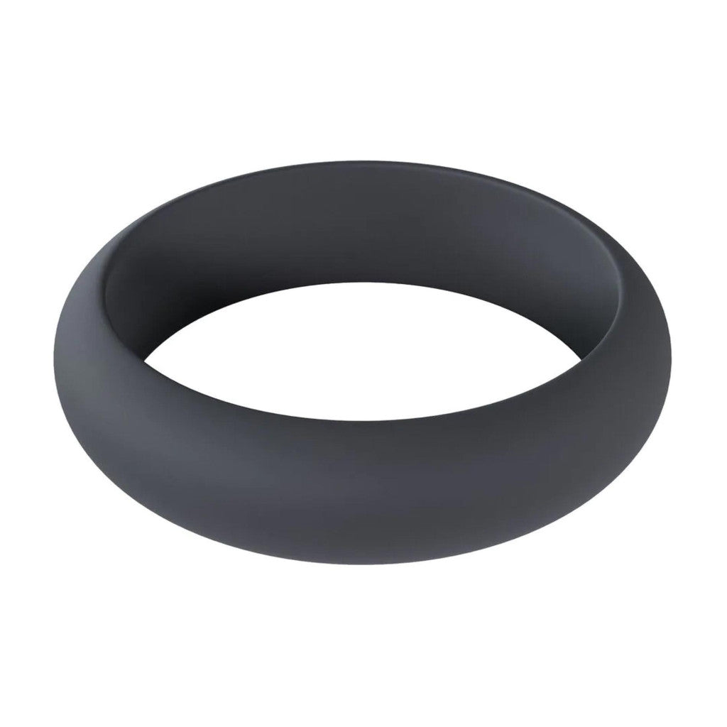 Sex Toy Silicone Penis Ring Comfortable Flexible Xxl Black 55mm