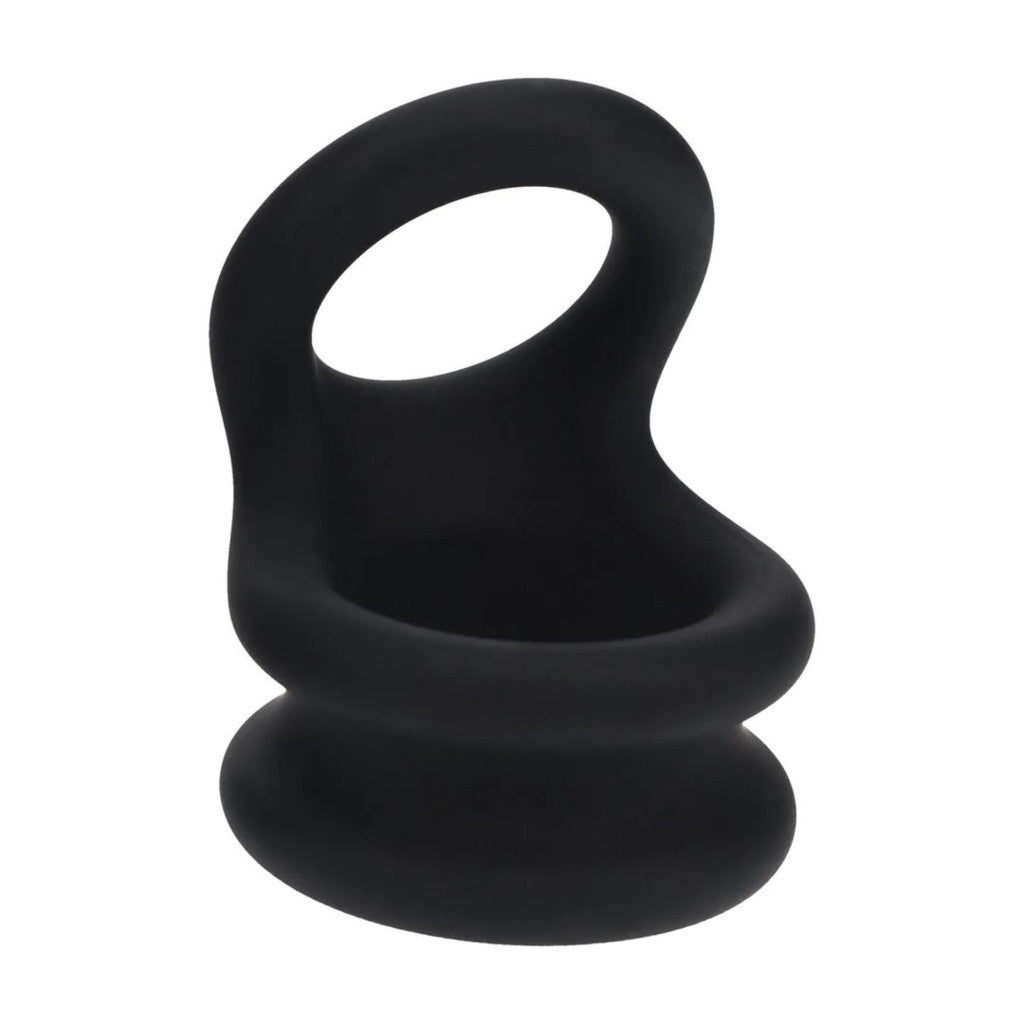 Letterz Penis Ring Double Pressure Silicone S Black