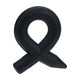 Pencil Silicone Penis Ring Comfortable Flexible Black