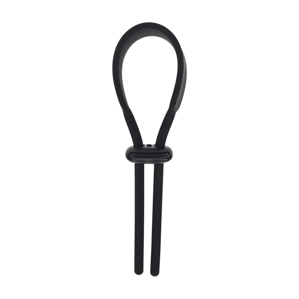 Letterz Penis Ring Adjustable Silicone 5 Mm Black