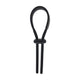 Letterz Penis Ring Adjustable Silicone 5 Mm Black