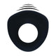 Leafz Penis Ring Vibrating Flexible Black