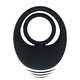 Sex Toy Vibrating Penis Ring Flexible Silicone Black