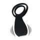Sex Toy Vibrating Penis Ring With Paw Stimulator Black