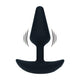 Classic Silicone Anal Dildo S Black