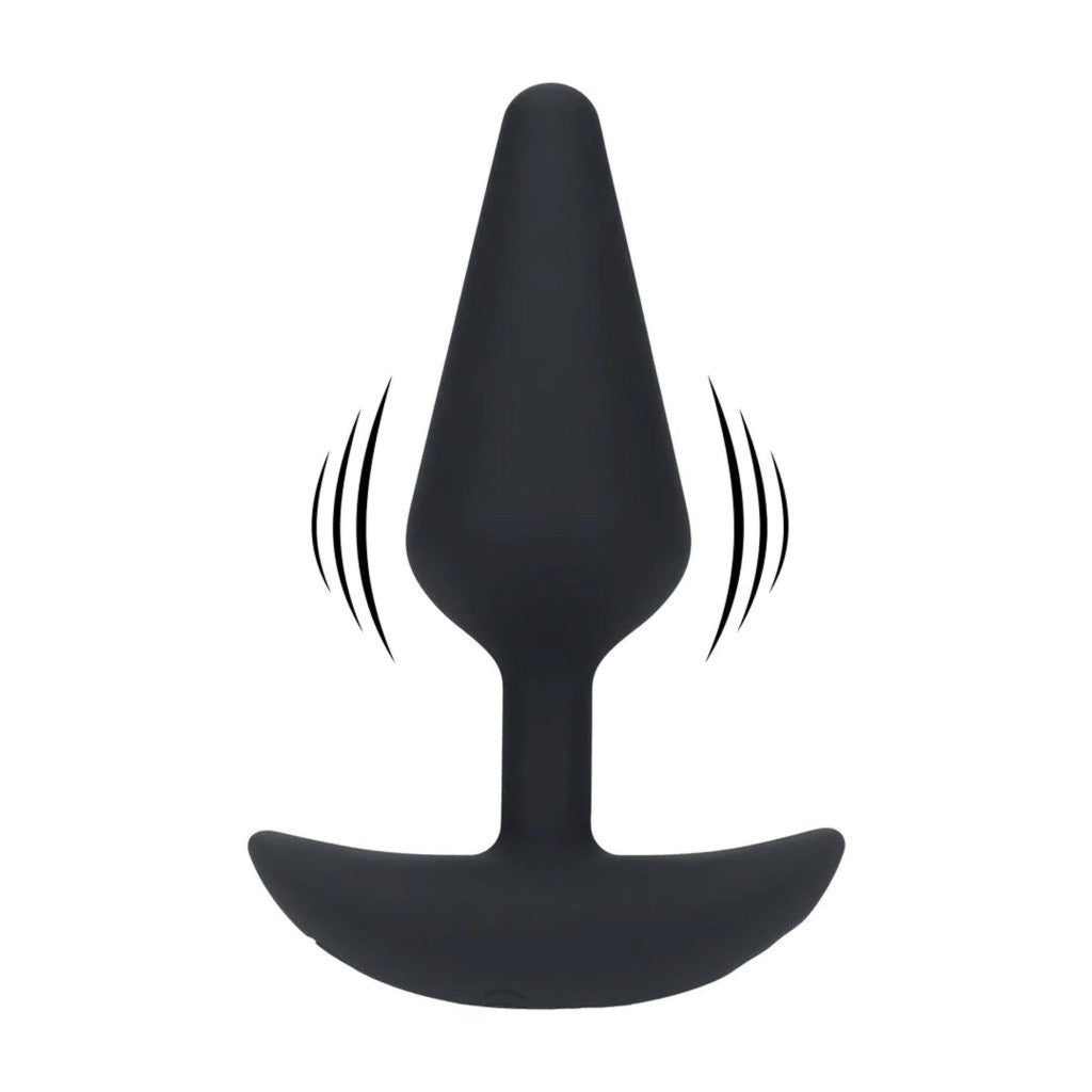 Classic Silicone Anal Dildo M Black