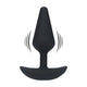 Classic Silicone Anal Dildo M Black