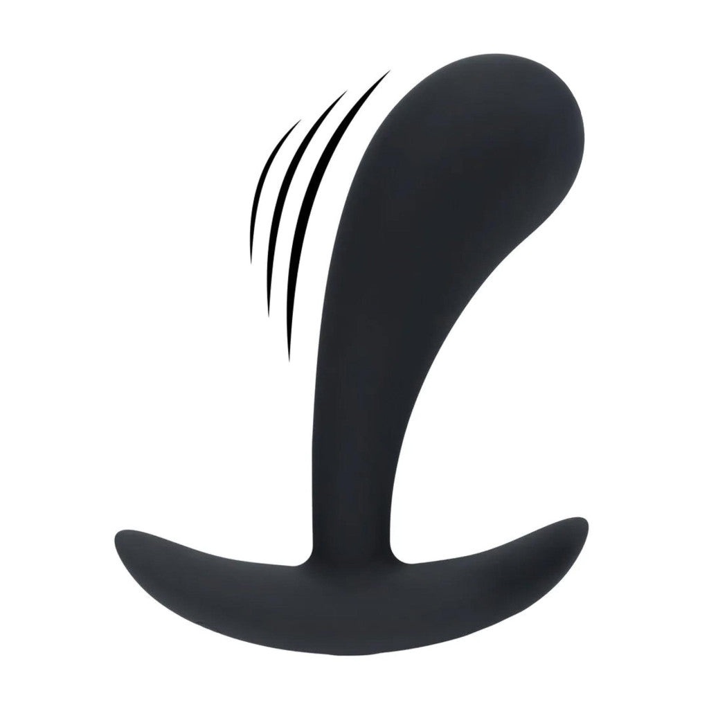 Anal Plug Prostate Stimulator Silicone Medium Black