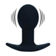 Black Silicone Anal Dildo With A Ball