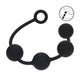 Silicone Anal Beads Xl 50mm Black