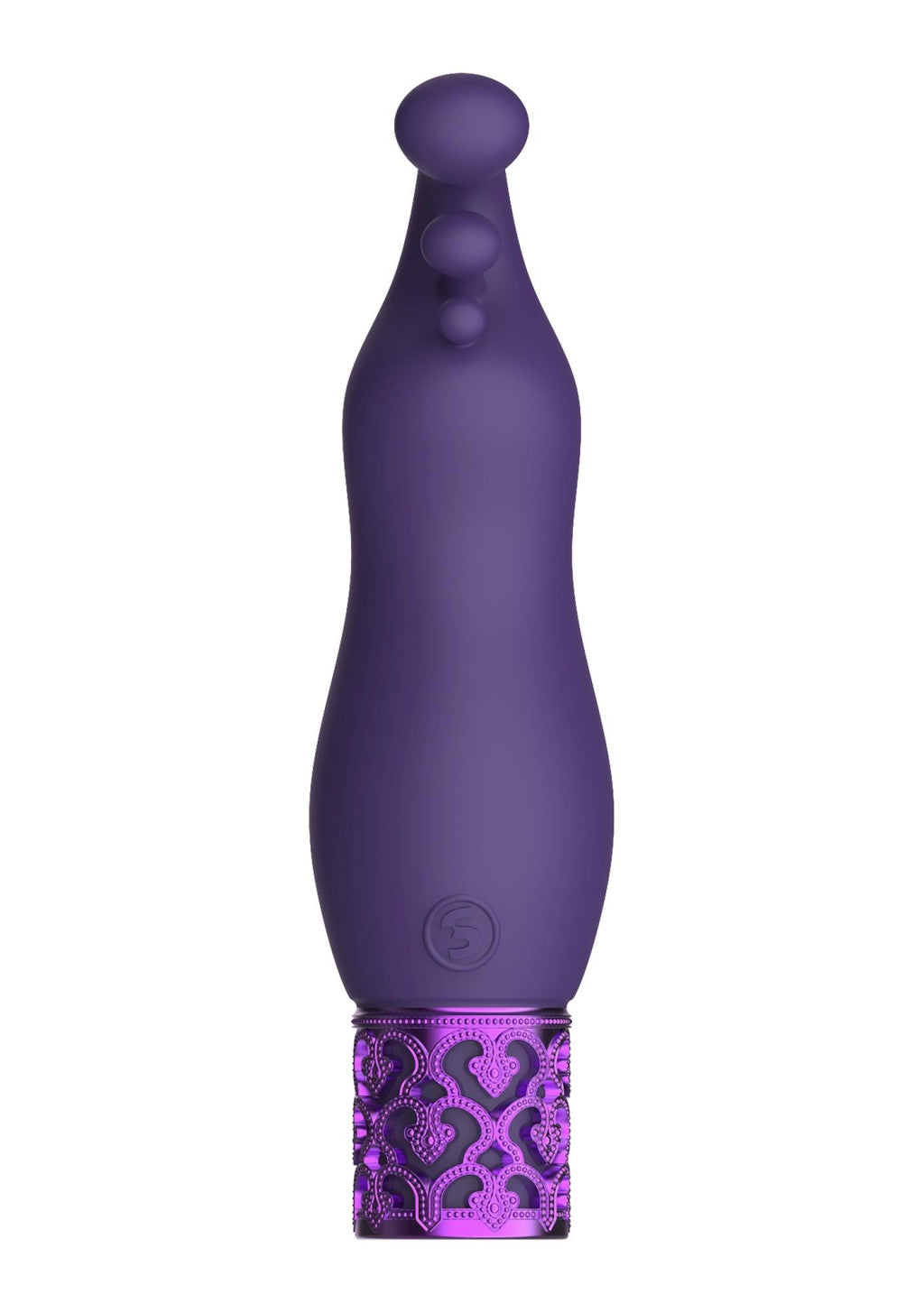 Exquisite Vibrator Vibrating 10 Modes Rechargeable Waterproof 12 Cm Purple