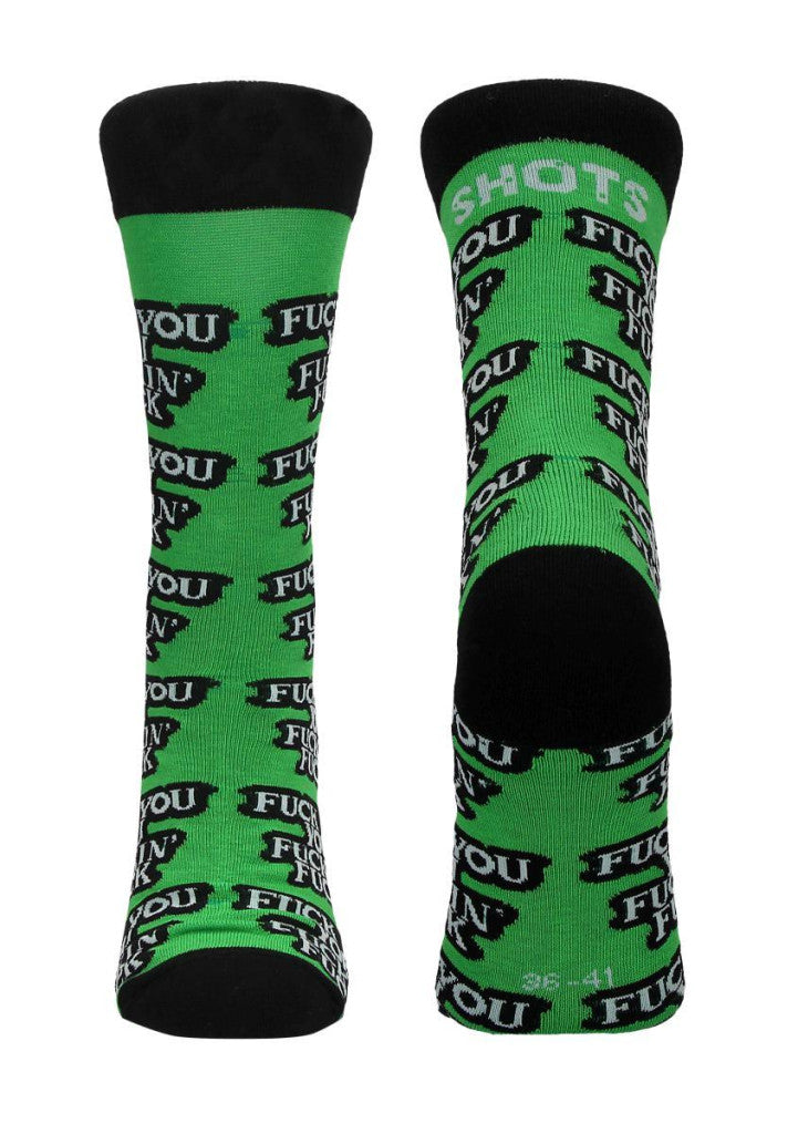 Sex Toy Socks Size 36-41 Black And White