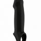 Dong Extender 3.5 Cm Increase Waterproof Black 26 Cm Soft Tpe
