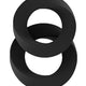 No.24 Penis Ring Set Waterproof Silicone Black