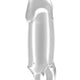 Sex Toy Penis Extender Thick Waterproof 15 Cm Transparent