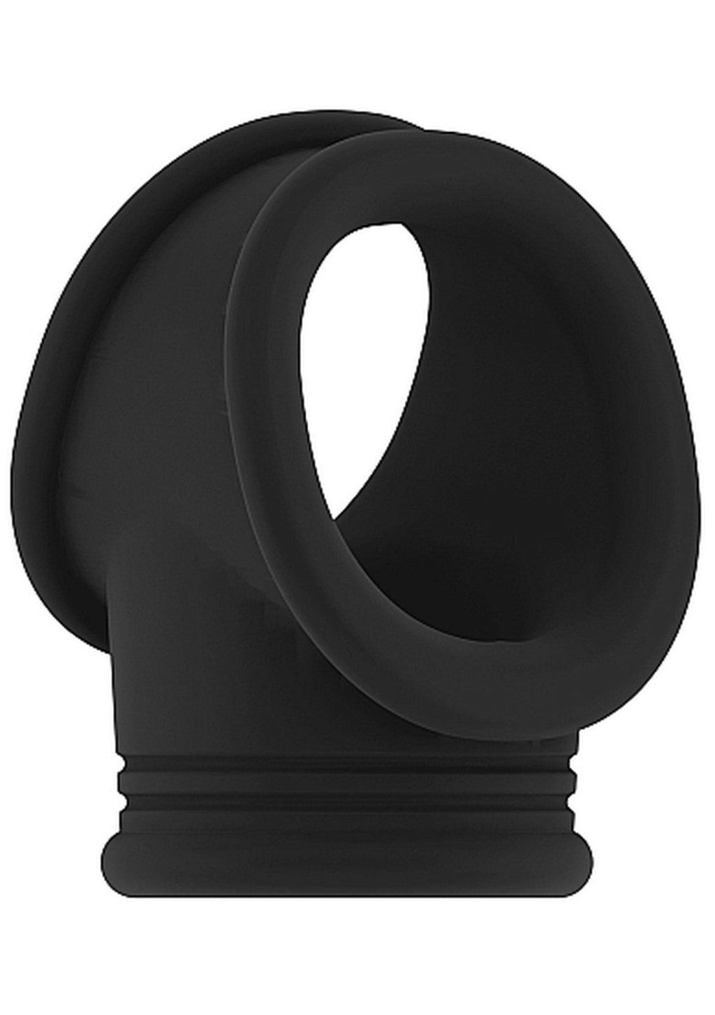Penis Ring With Scrotum Strap Waterproof 4 Cm Black