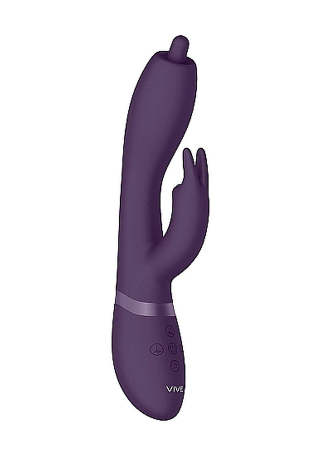 Nilo Vibrator G-spot Stimulator Rotating 10 Modes Waterproof Purple 22 Cm