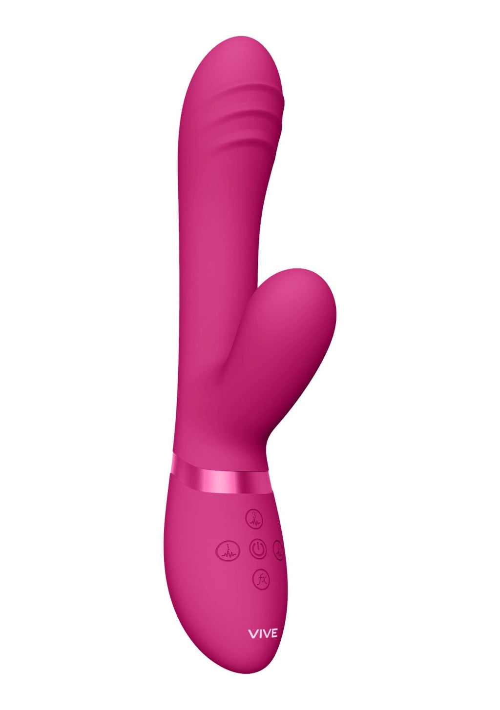 Vive Vibrator 3 Motors 10 Modes Waterproof 21.5 Cm Pink