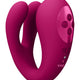 Yoko Vibrator Vibrating Wave Two-pronged 3 Motors Usb Rechargeable Waterproof 9.2 Cm Black