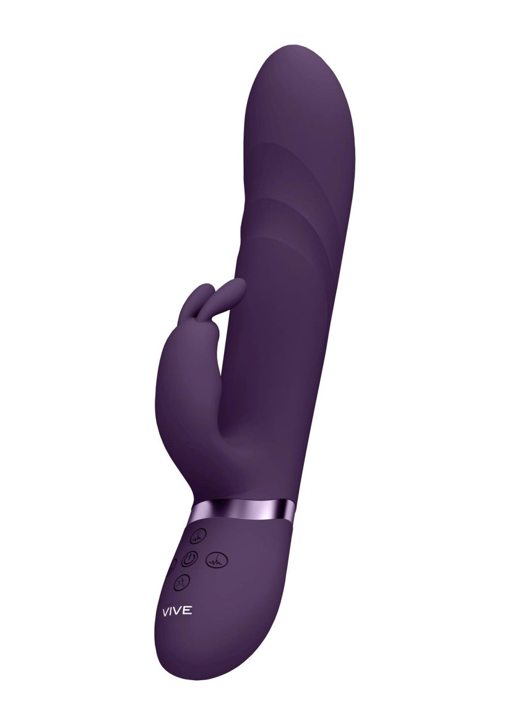 Vive Vibrator G-spot Rotating Ball Clitoral Stimulator 15.4 Cm Black