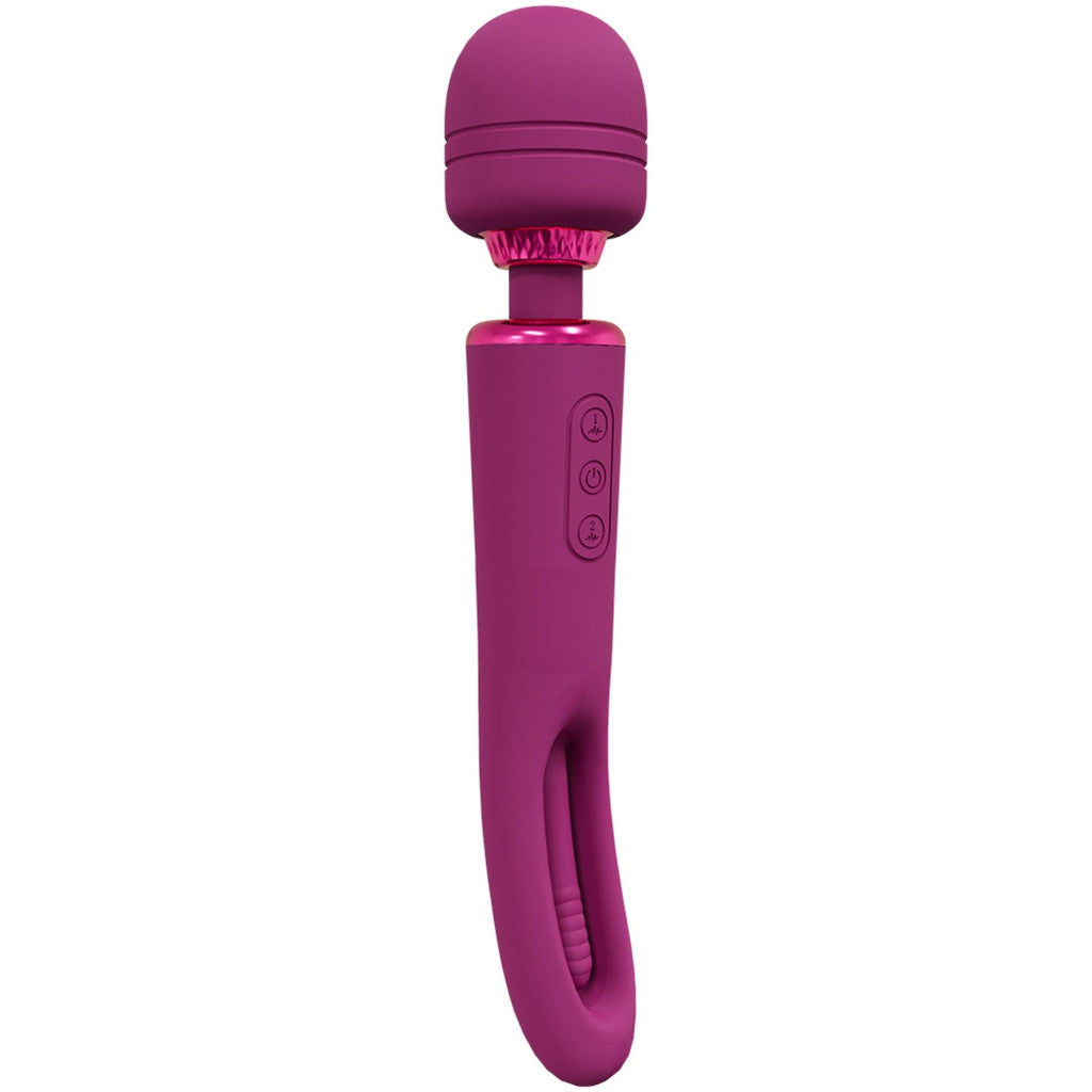 Vive Vibrator Dual Motor 10 Modes Rechargeable Waterproof Pink