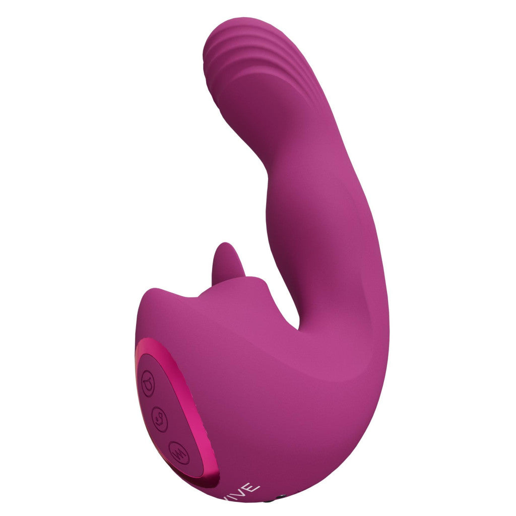 Vive Vibrator Multi-motor G-spot Massage Rechargeable 10 Cm Black