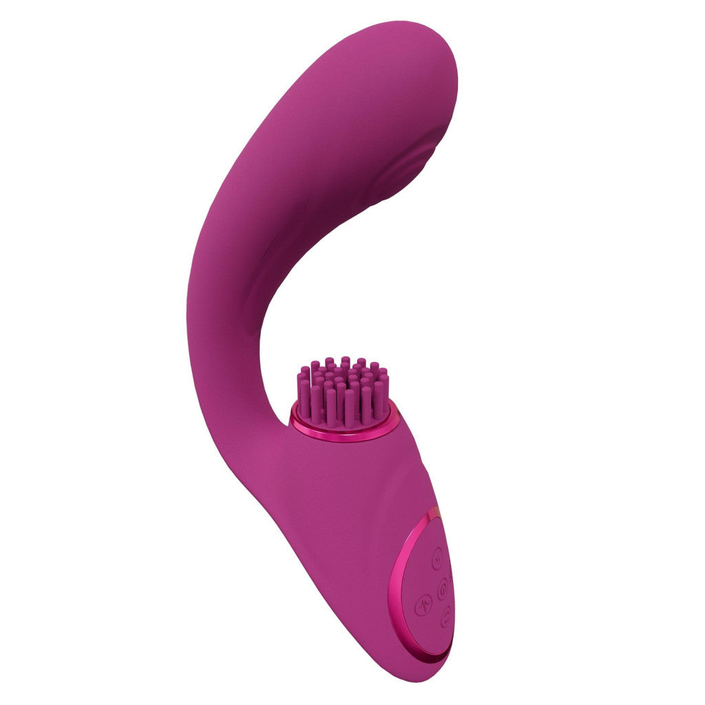Vive Vibrator Multifunctional G-spot Stimulator Pulsating Vibrating Pink
