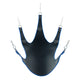 5-point Leather Harness – Stylish Black And Blue Fastening System
