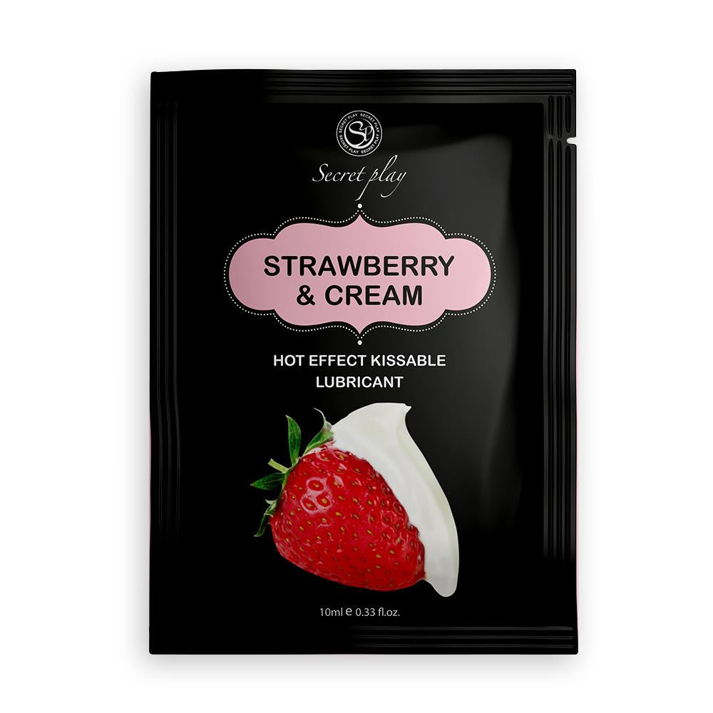 Secretplay – Strawberry-cream Flavored Premium Lubricant 10 Ml